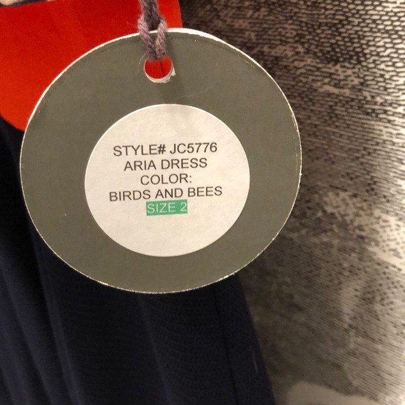 Eva Franco Aria Dress in Birds and Bees print - Picture 6 of 8